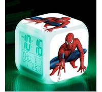 Réveil Numérique de Spider-Man pour Enfant avec Affichage LED, pour Enfant,Table Bureau,Cadeau d'Anniversaire Noël-Animé 7