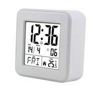 Réveil numérique de voyage - Horloge de table numérique | Réveil cubique lumineux nocturne à LED, réveil Snooze unique, réveil avec Snooze heure date-température, horloge de bureau compacte pour vous