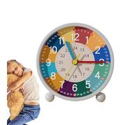Réveil Numérique en-fants sans Tic-tac, Réveil Analogique pour Enfant Réveil Éducatif, Réveil d'apprentissage Silencieux Horloge, en-fants Réveil Analogique pour Garçons Et Filles