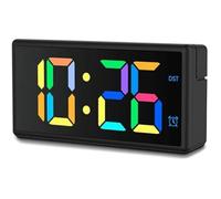 Réveil numérique - HAMA - Ibiza - Écran multicolore - Charge USB - Volume réglable