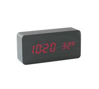 Réveil numérique - INF - LED Rouge - Luminosité automatique - Radio-réveil - Écran réglable