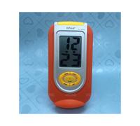 Réveil numérique LCD parlant (orange) en anglais pour aveugles ou malvoyants