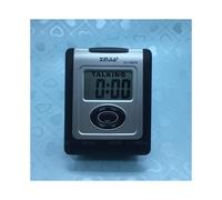 Réveil numérique LCD parlant russe (noir) pour aveugles ou malvoyants pyccknn avec grand affichage de