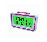 Réveil numérique LCD parlant russe (rose) avec thermomètre, rétroéclairé, pour aveugles ou malvoyants,