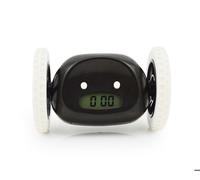 Réveil numérique LED course à pied, réveil paresseux, silencieux, cadeau créatif - Noir