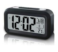 Réveil numérique, Smart Sensor Light Alarm Clock Horloge de réveil Snooze Facile Easy Opération Horloge numérique sans fil à piles