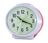 Réveil parlant analogique pour les personnes âgées Indique l'heure et la date clairement - Facile à utiliser avec des chiffres grands sur un fond luminescent