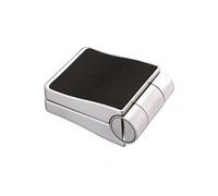 REVEIL PLIABLE CUIR NOIR - Voyagez Chic!