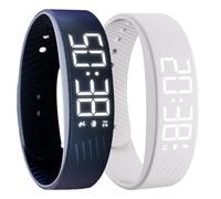 Réveil-poignet Vibrant - Horloge Intelligente Numérique | Écran LED Étanche, 12-19 Cm /4,72-7,48 Pouces | Montres À Fortes Vibrations | Appareils D'alarme De Réveil Portables | Montres À Dormeurs Lour