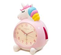 Réveil pour Enfants avec Motif Licorne, Plusieurs Fonctions, Sons agréables et lumière Nocturne, idéal pour Encourager Les routines de Sommeil.