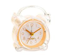 Réveil pour Enfants, Horloge à Double Cloche, Réveil Analogique de Bureau de Chevet à Piles de Dessin animé Mignon de Maison Classique, Réveil D'étudiant pour Table de Chambre à