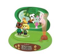 Réveil Projecteur Lexibook Animal Crossing en 3D avec Sons