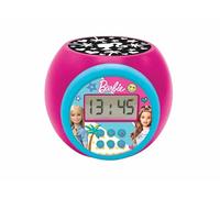 Réveil-projecteur Barbie, avec Fonction Alarme et répétition Snooze, veilleuse avec minuterie, écran LCD, à Piles, RL977BBLXB