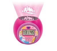 Lexibook Réveil-projecteur Disney Princesses RL977DP – Alarme et Snooze, veilleuse, écran LCD, piles