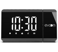 Réveil projecteur - EVOOM - EV304571 - Noir - Radio réveil FM - Projection de l'heure