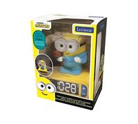 Lexibook Réveil veilleuse Les Minions Bob RL800DES – Sons et mélodies, écran LCD rétro-éclairé