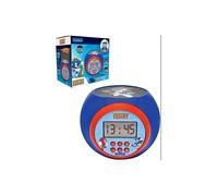 Lexibook Réveil-projecteur Sonic The Hedgehog RL977SN - Alarme & Snooze, Veilleuse, LCD, Piles, Bleu