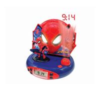 SPIDER-MAN Réveil projecteur avec effets sonores et veilleuse intégrée
