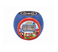 Lexibook, Spidey et Ses Amis extraordinaires, Réveil-projecteur avec Fonction Alarme et répétition Snooze, veilleuse avec minuterie, écran LCD, à Piles, RL977SP1