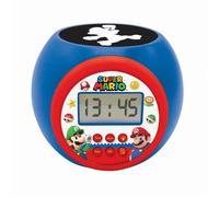 Lexibook Réveil-projecteur Nintendo Super Mario RL977NI – Alarme, Snooze, Veilleuse, LCD, à piles