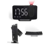 Réveil radio avec projection de l¿heure et double alarme-Radio réveil