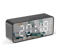 Réveil radio FM avec veilleuse, votre guide dans la nuit, luminosité réglable, qualité sonore CD, pour un espace douillet et confortable