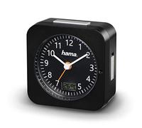 Hama Réveil Multi radio-piloté noir
