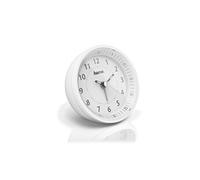 Hama Réveil radiopiloté Roundly – affichage analogique (heure et minute), réglage automatique – blanc