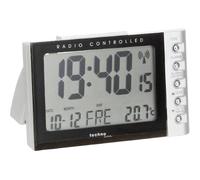 Réveil radiopiloté(e) Techno Line WT 188 argent, noir
