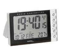 Réveil radiopiloté(e) Techno Line WT 188 argent, noir