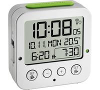 Réveil radiopiloté(e) TFA Dostmann 60.2528.54 argent