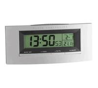 Réveil radiopiloté(e) TFA Dostmann 98.1030 argent, noir