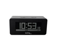 Technoline WT295 Réveil Radio avec écran négatif et Positif Noir Mat 120 x 57 x 45 mm