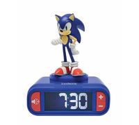 Réveil digital avec veilleuse Sonic et effets sonores