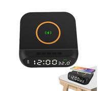 Réveil sans fil - Horloge intelligente de 1,57 pouces, support de charge, affichage de nuit avec lecture thermique | Compagnon de chambre adaptatif pour une optimisation du repos, une qualité de somme