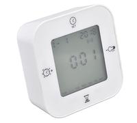 Réveil sans Fil, Otufan7.7x7.7cm/3x3 Réveil Thermo-hygromètre à Gravité Multifonctionnel Adapté à la Maison Chambre Studio Horloge De Chevet