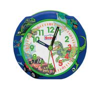 Réveil Scout série Pics blue motif dinosaure boîtier cadran bleu éclairé