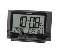 Réveil - SEIKO CLOCKS - Réveil numérique noir - Double alarme - Thermomètre - Hygromètre