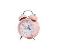Réveil Silencieux Rose Lumineux pour Chambre et Bureau Design Rond