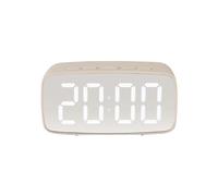 Réveil silver mirror led - gris clair