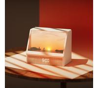 Reveil Simulateur D'aube avec Six Éclairages D'ambiance,Réveil Lumineux Comprend 12 Types De Bruit Blanc,Enceinte Bluetooth,Minuteur, Réveil Matin Veilleuse Pour Enfant/Ado/Adulte,Luminothérapie