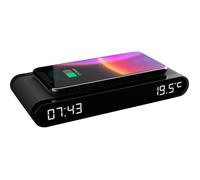 Réveil avec station de charge sans fil + Affichage de la température + charge USB THOMSON CT550I