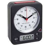 TFA-Dostmann Combo Réveil mécanique Noir, Rouge