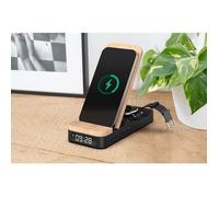 Réveil - THOMSON - C850I - Chargeur à induction - Design cocon - Luminosité réglable