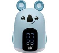 Réveil veilleuse Coco le koala Bigben gris affichage LED 3 mélodies intensité réglable