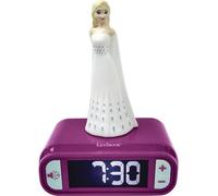 Réveil veilleuse digital LEXIBOOK - La Reine Des Neiges 2 - 3D lumineux et sonore - Blanc et violet - Enfant