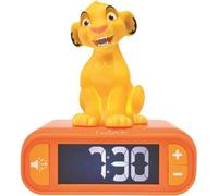 Réveil veilleuse digital LEXIBOOK - Simba - 3D lumineux et sonore - Jaune - Enfant