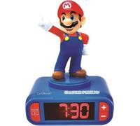 Réveil veilleuse digital LEXIBOOK - Super Mario - 3D lumineux et sonore - Bleu et rouge - Enfant