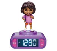 Lexibook Réveil Veilleuse Dora RL800DOR – Effets sonores – Violet