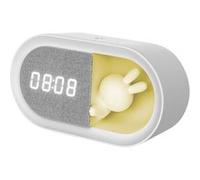 Partel Réveil Veilleuse LED pour Enfants Tactile USB-C avec Figurine Lapin